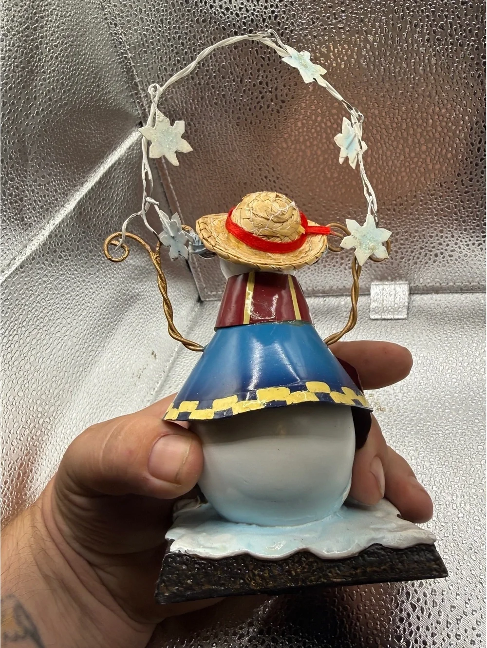Cobble Creek Snowman Stocking Holder Christmas Decoration